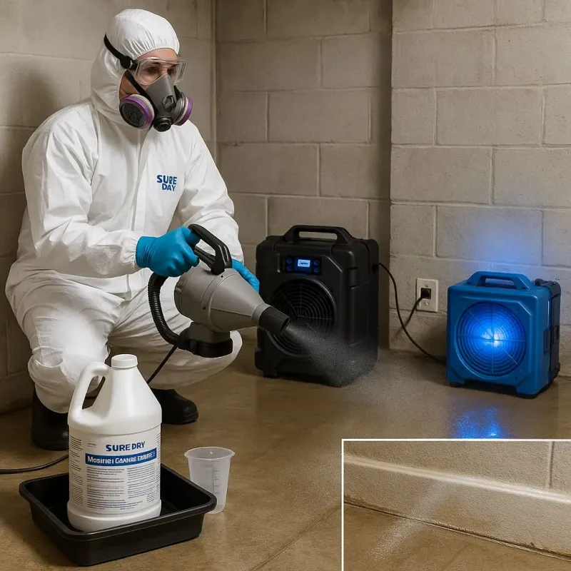 Sanitization and Odor Removal process in Big Spring, TX
